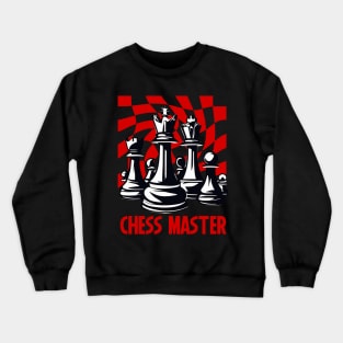 Chess Master, Grand Master of Chess Crewneck Sweatshirt